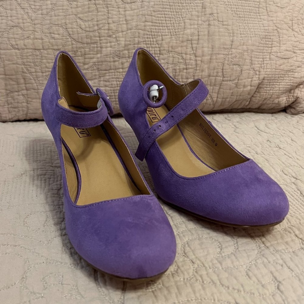 Purple Mary Jane Shoes